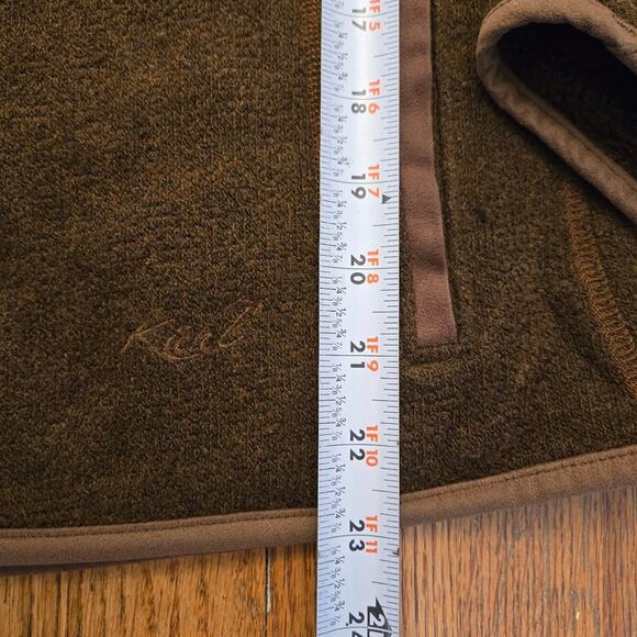 Kuhl Brown Alpaca Fleece Zip Up Jacket Sz XL. unisex - Picture 6 of 11